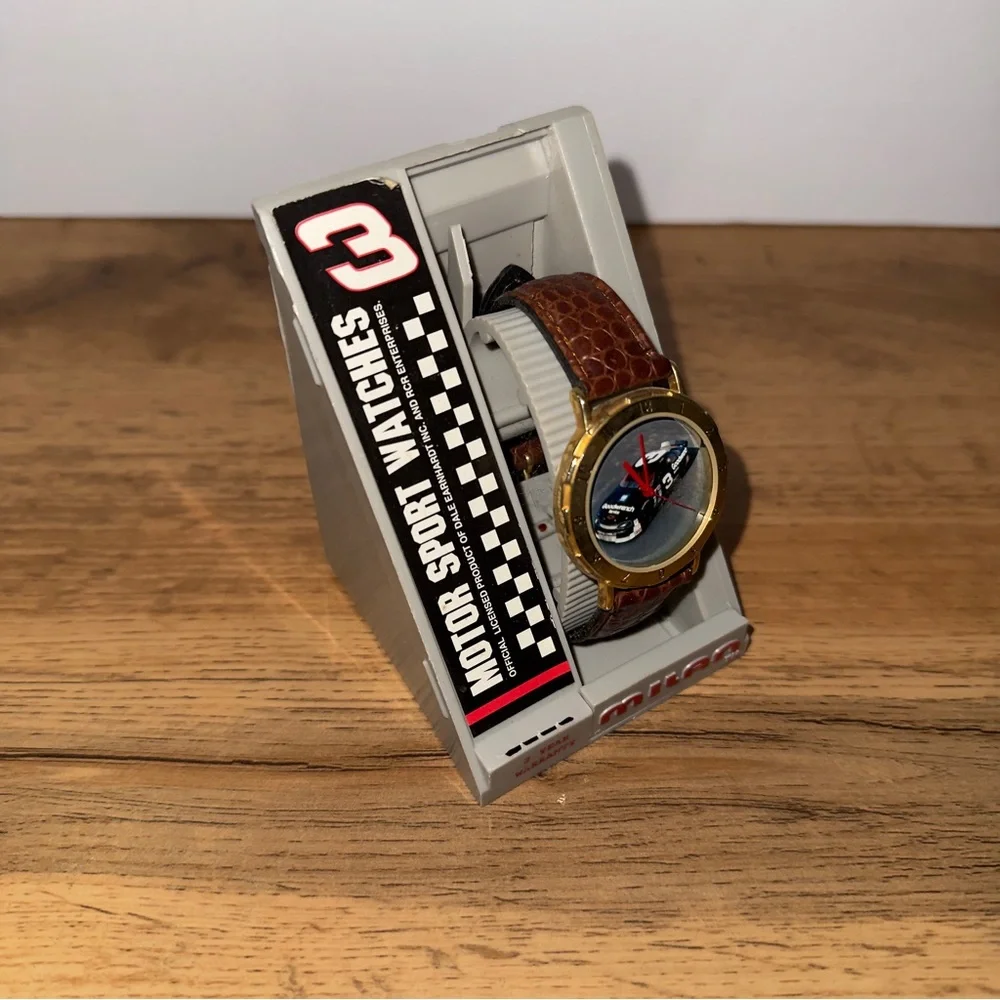 Vintage Dale Earnhardt #3 NASCAR Watch - Motor Sport Watch Milan In Box